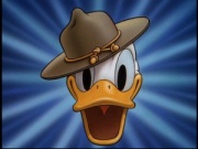 Mit diesem Bild fingen Donalds Propagandafilme an (© Disney)