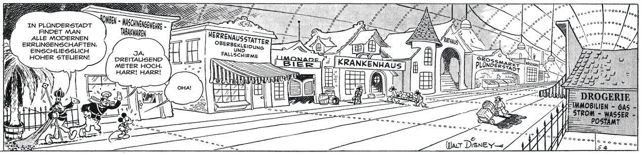 Plünderstadt ist eine interessante Anspielung auf die Wirtschaft. (© Egmont Ehapa)