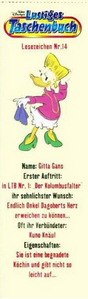 Nr. 14 Gitta Gans