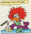 bei Racca; rot koloriert