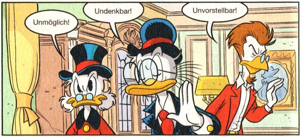 Gleich drei Milliardäre jagen nach dem Gold (© Egmont Ehapa)