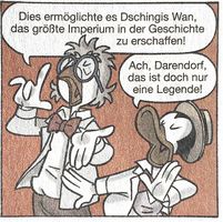 Darendorf Düsentrieb Darendorf ist der Urgroßvater von Daniel Düsentrieb und ein ebenso genialer Erfinder. Mit seinen Erfindungen unterstützt er seinen Freund Phantomias.