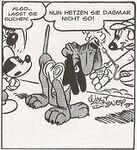 Auch Spurhündin Dagmar hilft