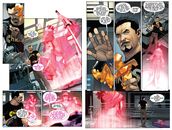 Auch Orube wird bei Marvel referiert, hier 2016 in „Uncanny Inhumans“ Ausgabe 11 als Avatar von Tony Starks KI Friday. (© Marvel)