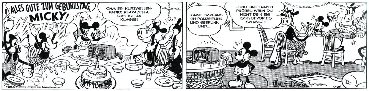 Klar zu erkennen: 9-28, also der 28. September (ganz unten rechts). (© Egmont Ehapa)
